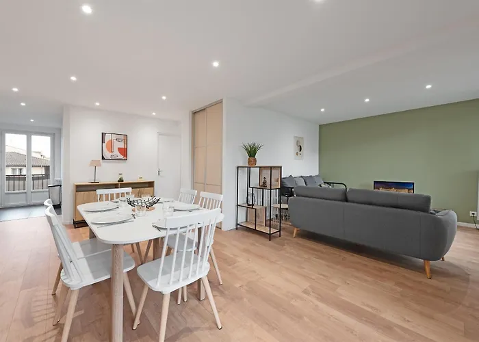 Spacieux T3 Avec 2 Parkings Gratuits Et 2 Balcons Toulouse